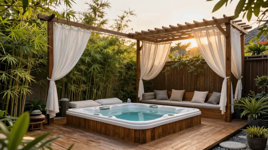 11 Hot Tub Ideas Backyard Privacy Screens