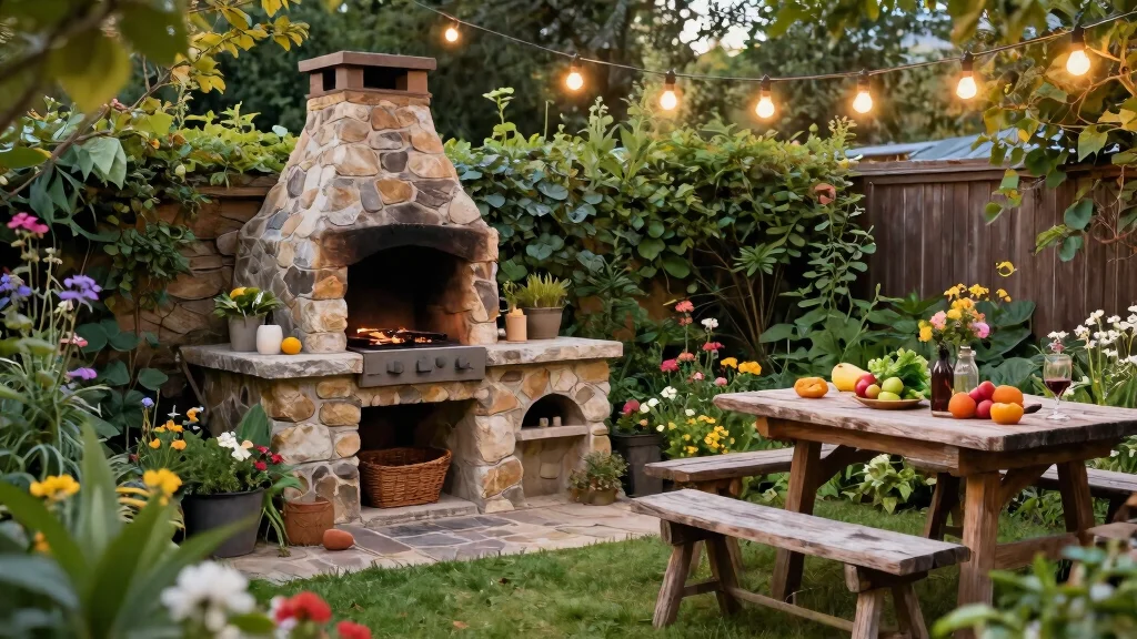 11 Stone BBQ Ideas for Rustic Durable Outdoor Cooking