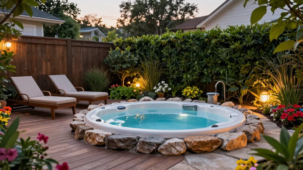 11 Sunken Hot Tub Ideas for Your Backyard Oasis