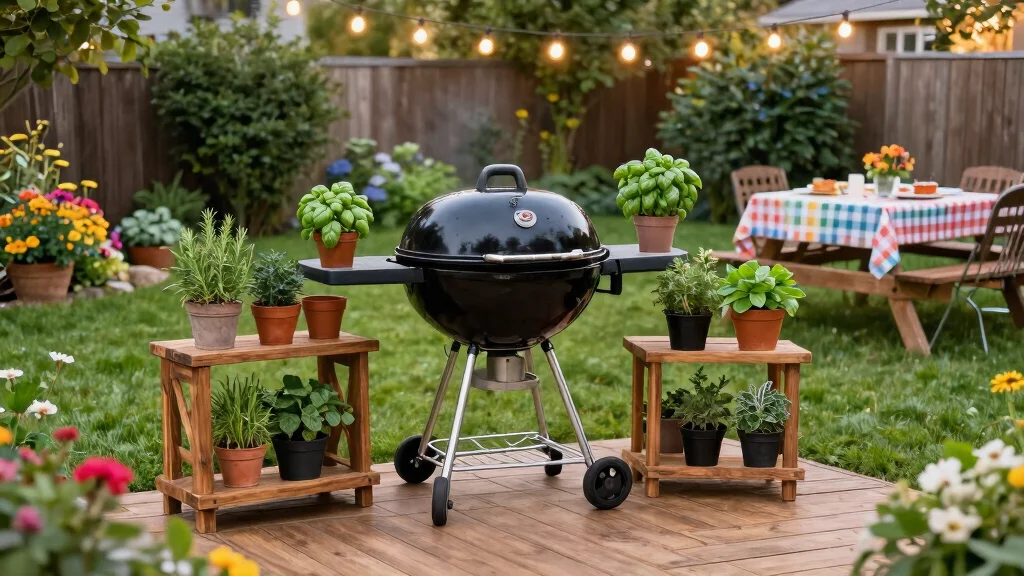 12 BBQ Garden Ideas Herb Accented