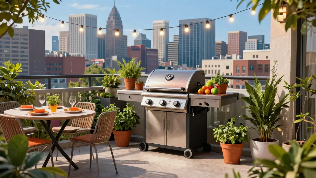 12 Custom BBQ Grills Ideas Tailored for Urban Balconies