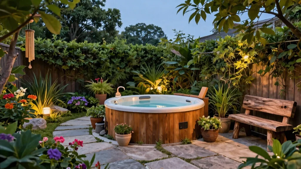 12 Eco-Friendly Hot Tub Surround Ideas for a Dreamy Spa Retreat