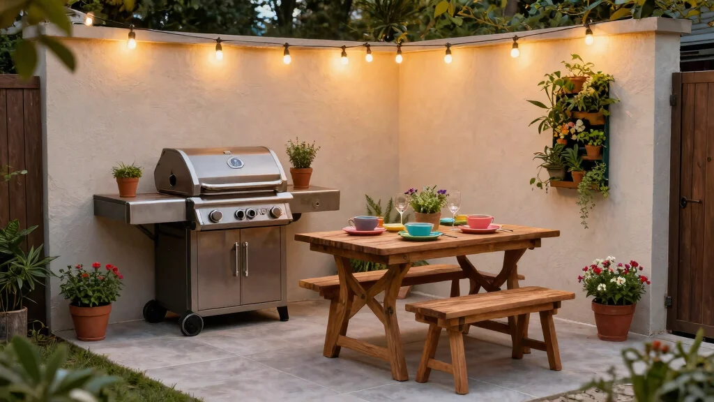 12 Outside BBQ Area Ideas for Small Spaces