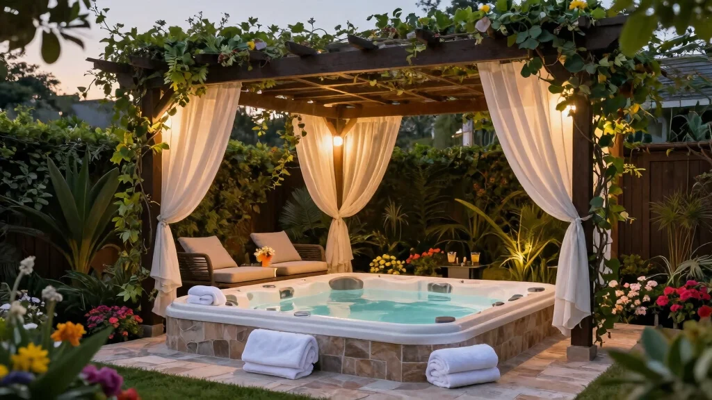 13 Hot Tub Pergola Concepts Shaded Luxury