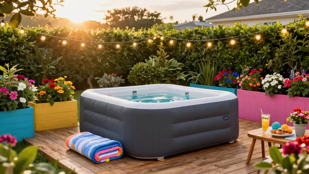 13 Inflatable Hot Tub Ideas for Backyard Fun