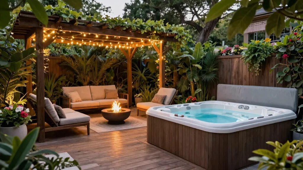 14 Hot Tub Patio Ideas for Ultimate Outdoor Entertaining