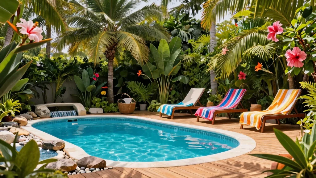 14 Tips for Creating a Tropical Oasis Around Your Above Ground Pool