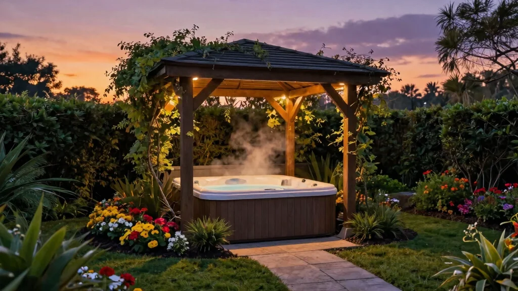 15 Covered Hot Tub Ideas for a Weather-Protected Outdoor Spa Retreat